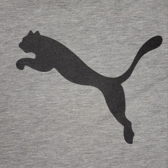 Puma Men's Grey Size Large T-Shirt - Picture 2 of 6